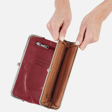 Load image into Gallery viewer, Hobo Lauren Clutch Wallet Cranberry