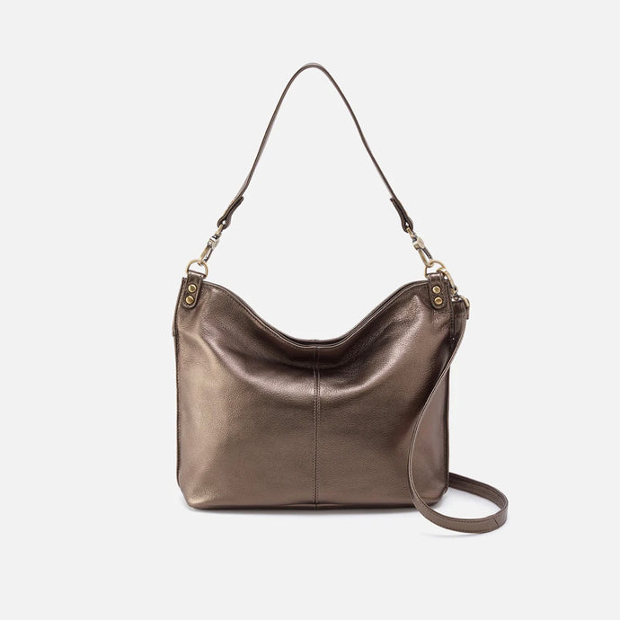 Hobo Pier Shoulder Bag Pewter