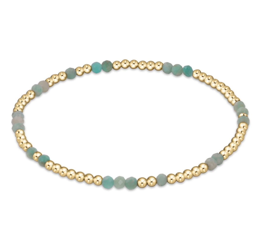 Enewton hope unwritten gemstone bracelet - amazonite
