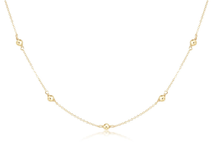 Enewton choker simplicity chain gold - classic 4mm gold