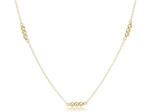 Enewton 15” choker joy simplicity chain gold - 3mm gold