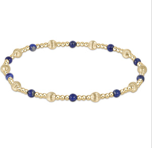 Enewton dignity sincerity pattern 4mm bead bracelet - lapis