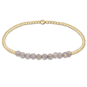 Enewton gold bliss 2mm bead bracelet - labradorite