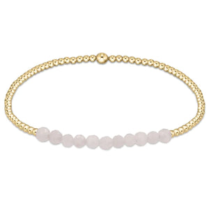 Enewton gold bliss 2mm bead bracelet - moonstone
