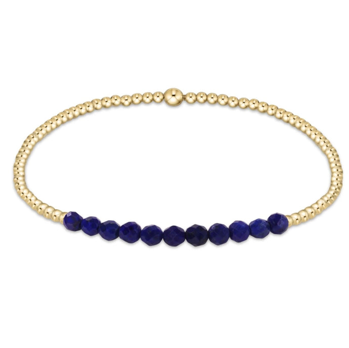 Enewton gold bliss 2mm bead bracelet - lapis