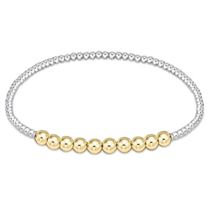 enewton extends - classic beaded bliss 2mm bead bracelet - 4mm - mixed metal