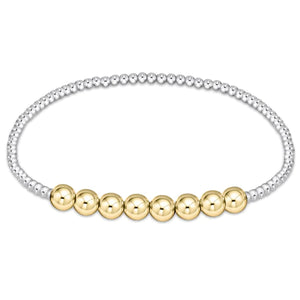 enewton extends - classic beaded bliss 2.5mm bead bracelet - 5mm - mixed metal