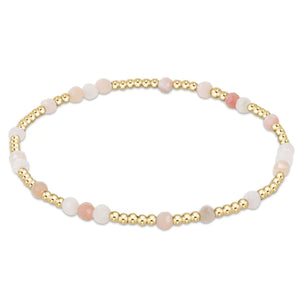 enewton extends- hope unwritten gemstone bracelet - pink opal