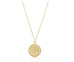 Enewton 16” Necklace Gold- Blessing Small Gold Disc