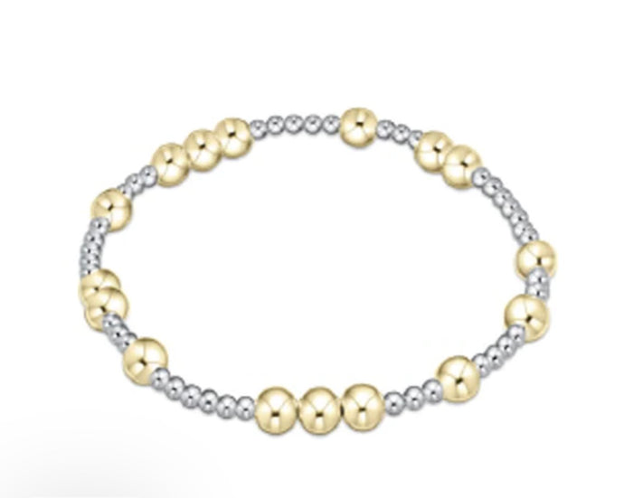 Enewton Extends Hope Unwritten 5mmBead Bracelet- Mixed Metal