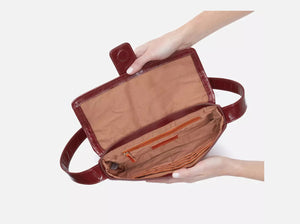 Hobo Sawyer Baguette Shoulder- Henna