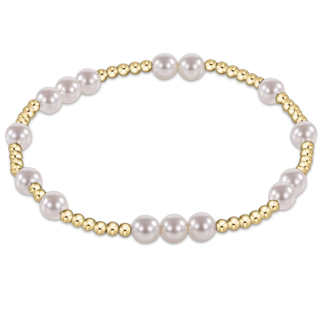 Enewton Hope Unwritten 5mm Bead Bracelet- Pearl