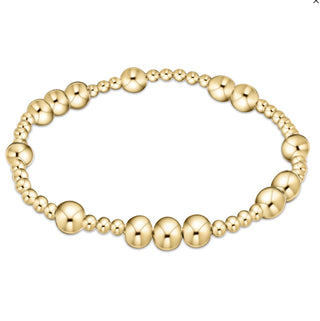 Enewton Hope Unwritten 6mm Bead Bracelet- Gold