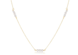 Enewton 17” Choker Joy Simplicity Chain Gold- 3mm Pearl