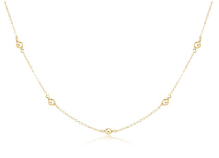 Enewton 17” Choker Simplicity Chain Gold- Classic 4mm Gold