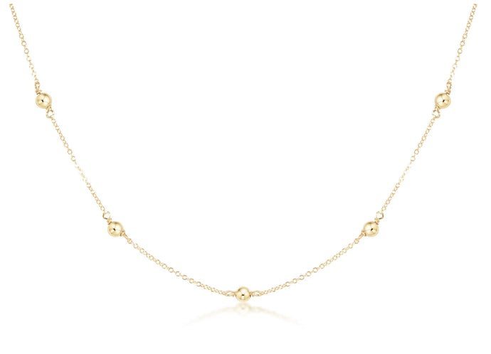 Enewton 17” Choker Simplicity Chain Gold- Classic 4mm Gold