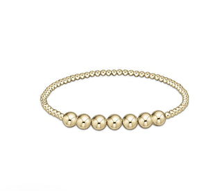 Enewton Classic Gold Beaded Bliss 2.5mm Bead Bracelet- 5mm Gold
