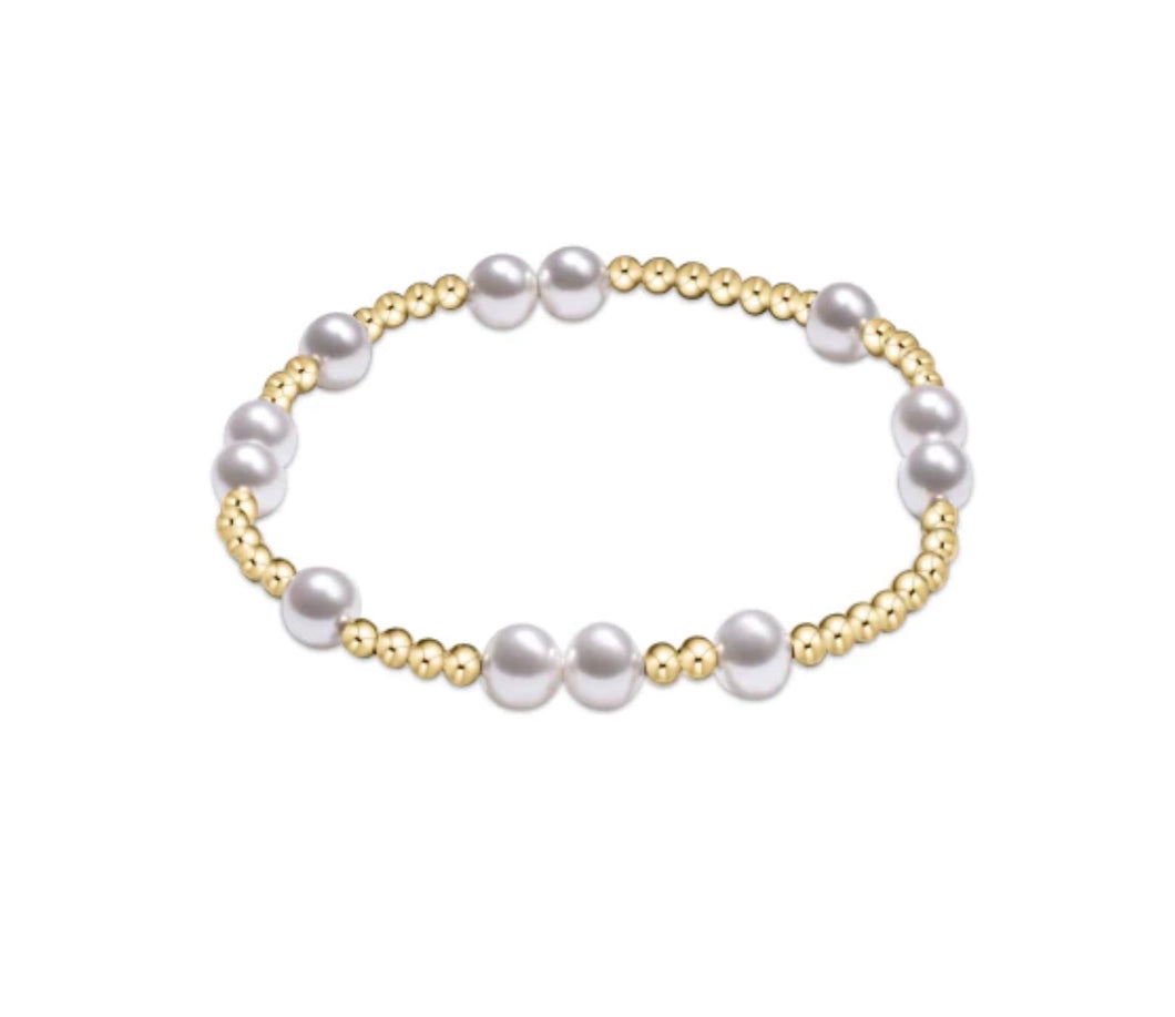 Enewton Extends- Hope Unwritten 6mm Bead Bracelet Pearl