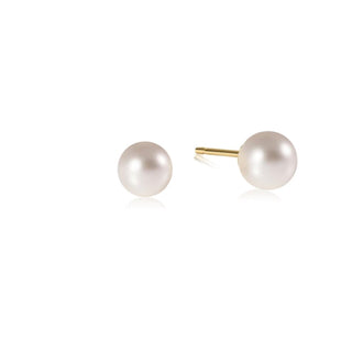 Enewton Classic 8mm Ball Stud Earrings- Pearl