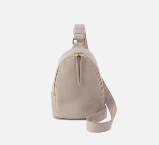 Hobo Fern Sling in Pebbled Leather- Taupe