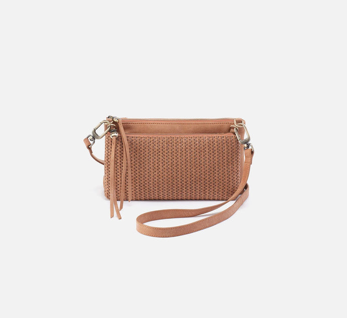 Hobo Darcy Double Crossbody in Buffed Leather- Whiskey