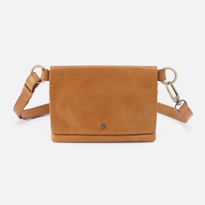 Hobo Winn Belt Bag in Polished Leather- Natural