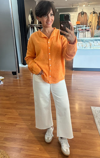 Piper Cardigan- Orange