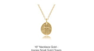 Enewton 16” Necklace Gold- Inspire Small Gold Charm