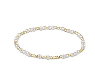 Enewton Hope Unwritten 3mm Bead Bracelet- Pearl