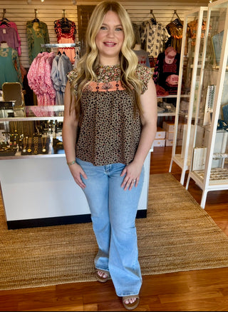 Cello High Rise Super Flare 30” Petite- Light Denim