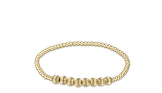 Enewton Dignity Beaded Bliss 2.5mm Bead Bracelet- 5mm Gold