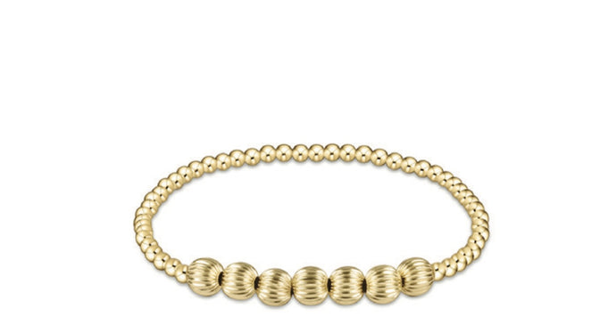 Enewton Dignity Beaded Bliss 3mm Bead Bracelet- 6mm Gold