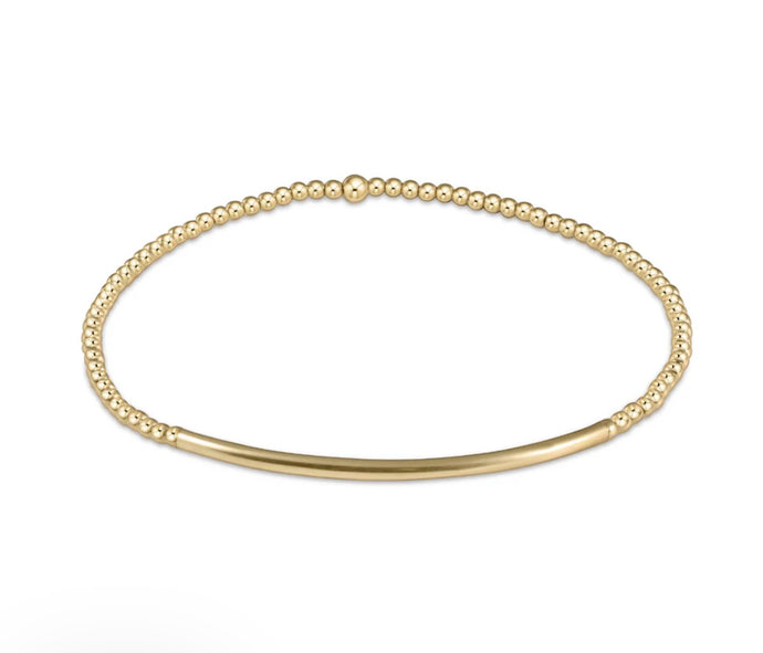 Enewton Classic Gold Bead Bracelet - Bliss Bar Smooth
