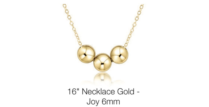 Enewton 16” Necklace Gold- Joy 6mm