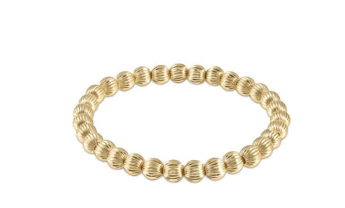 Enewton Extends- Dignity Gold 6mm Bead Bracelet