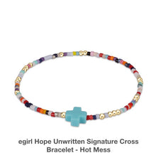 Load image into Gallery viewer, Enewton egirl Hope Unwritten Signature Cross Bracelet- (Multiple Colors)