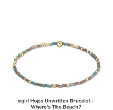 Load image into Gallery viewer, Enewton egirl Hope Unwritten Bracelet (Multiple Colors)