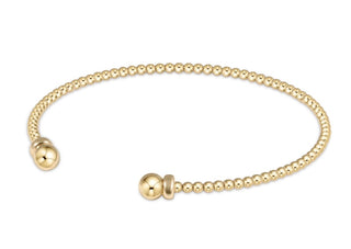 Enewton Classic Gold 2mm Bead Cuff- Gold