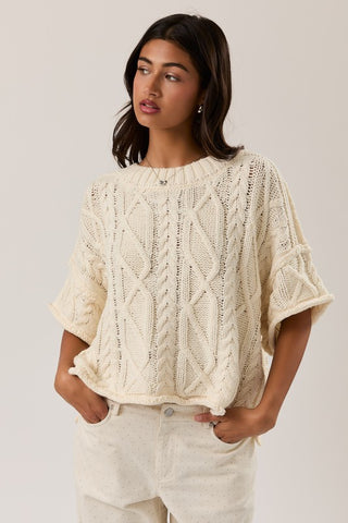 Cream Knit Sweater
