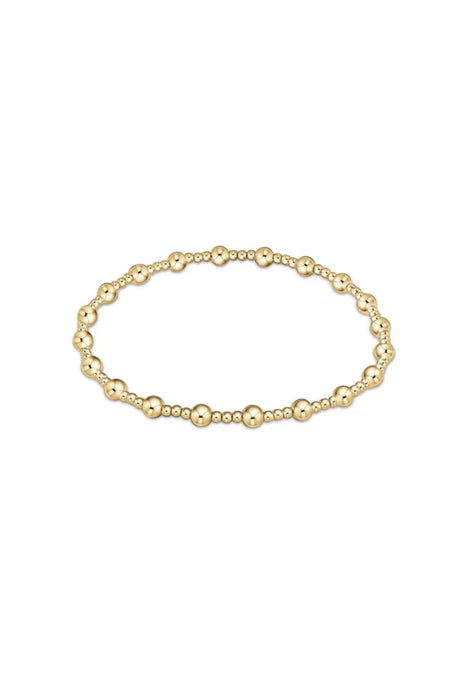 Enewton Extends Classic Sincerity Pattern 4mm Bead Bracelet Gold
