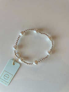 Enewton Admire Sterling 3mm Bead Bracelet- Pearl