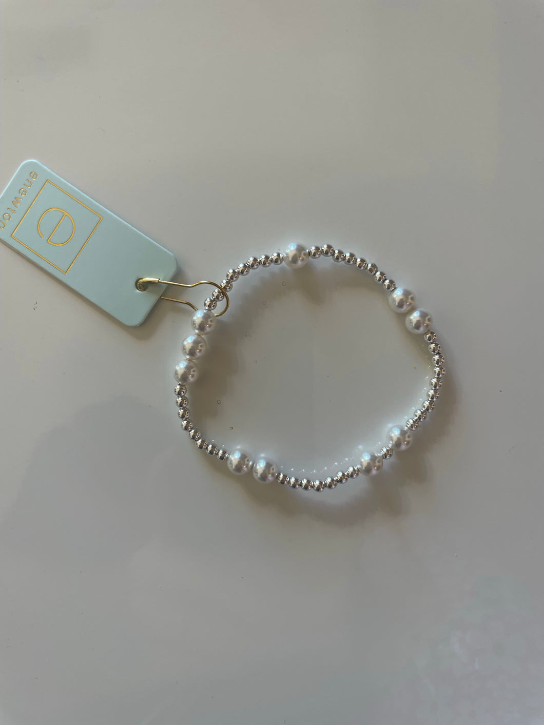 Enewton Hope Unwritten Sterling 6mm Bead Bracelet- Pearl