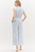 Load image into Gallery viewer, Blue Striped Jumpsuit