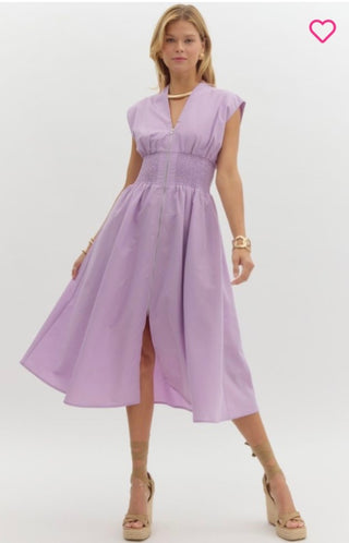 Lavender Dreams Midi Dress