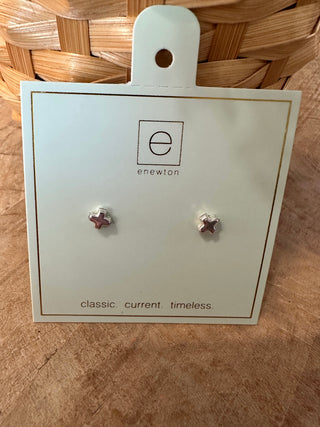 Enewton Signature Cross Small Sterling Stud- Sterling