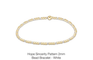 Enewton Hope Sincerity Pattern 2mm Bead Bracelets (Multiple Colors)