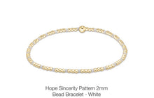 Load image into Gallery viewer, Enewton Hope Sincerity Pattern 2mm Bead Bracelets (Multiple Colors)