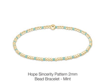Load image into Gallery viewer, Enewton Hope Sincerity Pattern 2mm Bead Bracelets (Multiple Colors)