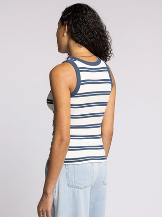 Ellen Tank by Thread & Supply- White Indigo