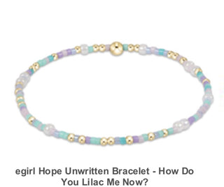 Enewton Egirl 2025 Spring Summer Hope Unwritten Bracelets